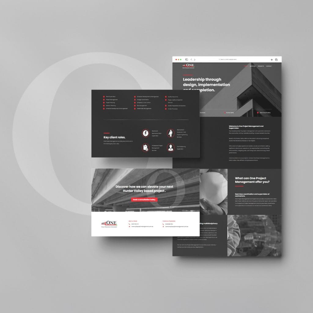 Hunter Valley custom website design – Indigo Peak client project