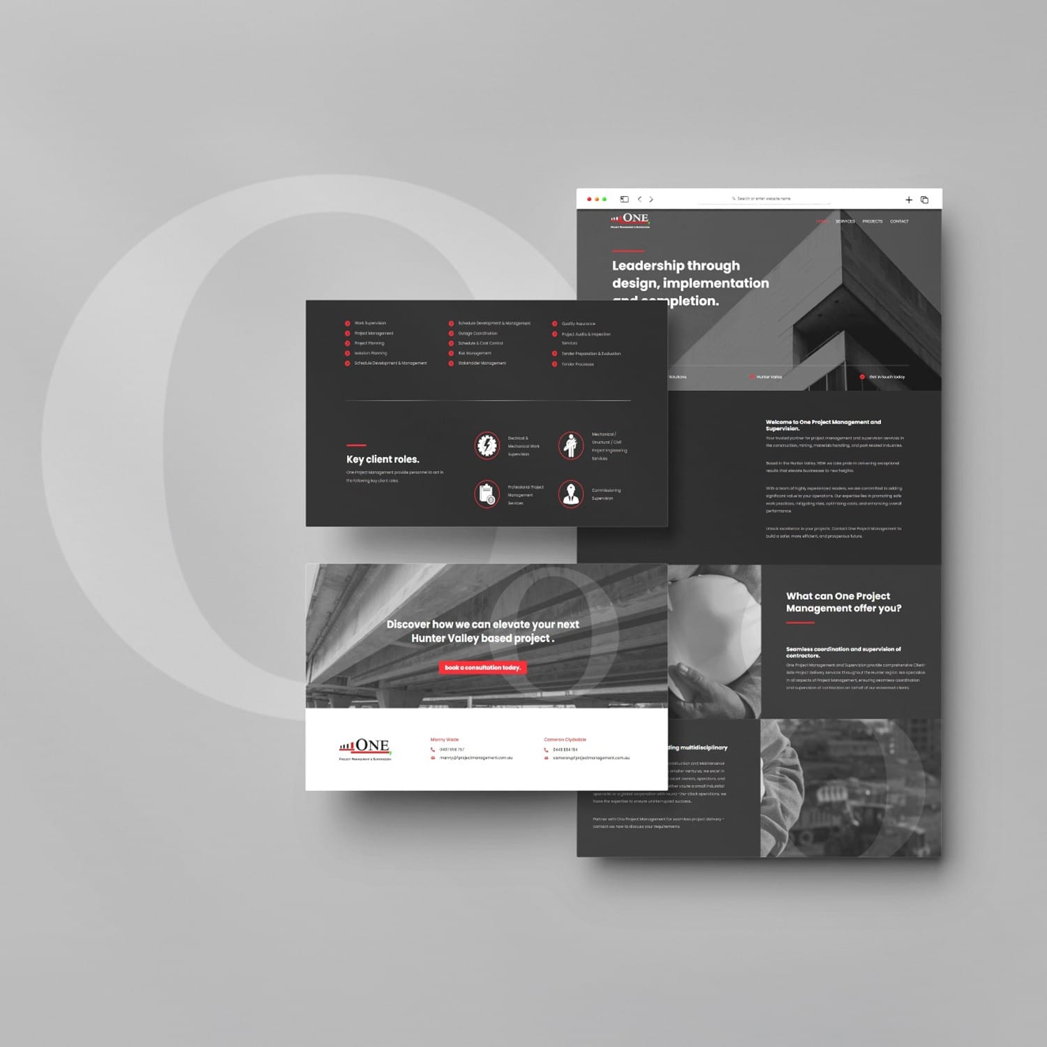 Hunter Valley custom website design – Indigo Peak client project